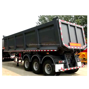 3 ejes Heavy Duty 45 CBM Meter Camión volquete lateral 40 50 60Ton Volquete trasero <span class=keywords><strong>Camiones</strong></span> <span class=keywords><strong>de</strong></span> semirremolque a la venta - Product Image 5