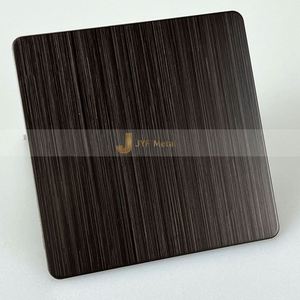 LL183 304 316 Placa Decorativa de Acero Inoxidable con Acabado Antihuellas, Color Bronce, Grosor Personalizado, Corte y Plegado - Product Image 4