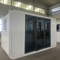 Precios de China Envío de lujo 20ft manzana Cabina Contenedor Casa prefabricada Dormitorio prefabricado para la venta