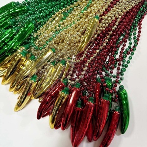 Collar Metálico HLC con Diseño de Chiles para el Festival de Mayo, Cinco de Mayo, Carnaval y Decoración de Fiestas Mexicanas - Product Image 6
