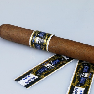 Custom Shaped Adhesive Paper Cigar Ring <b>Sticker</b> SFX Brand Model with Custom Shapes - Product Image 2