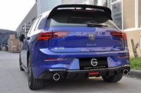 Kit de carrosserie pour VW golf 8 MK8 mise à niveau GTI kit de carrosserie golf 8 gti voiture pare-chocs arrière diffuseur conseils golf 8 feux arrière vente en gros