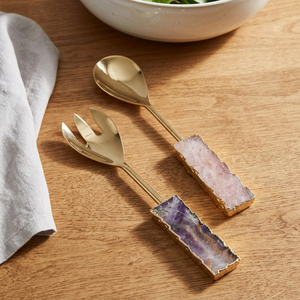 Wholesale Stainless Steel Salad Serving <b>Spoon</b> Fork & <b>Coffee</b> Scoop Set | Premium Kitchen Dessert Tableware - Product Image 2