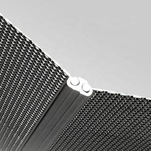 Jala lipat bingkai aluminium hitam abu-abu disesuaikan, - Product Image 2