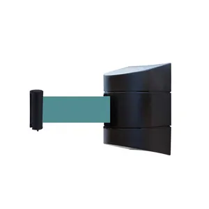 Social Distancing Magnetic Wall Mounted Retractable Belt Barrier