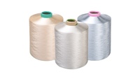 WELONG Fil de polyester de haute qualité DTY 300d 96f Dope teint HIM 100% Fil de polyester pour le tricot