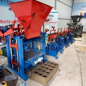 Commercio all'ingrosso della fabbrica di cemento piccolo blocco di cemento macchina per la formatura di mattoni di cemento macchina macchina blocco Paver produttore a Pune - Product Image 3