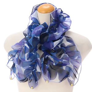 Bufandas y Chales para Mujer, Último Diseño, Color Personalizado, Pintados a Mano, Transpirables, Ligeros, de Poliéster, Accesorio de Moda para Todas las Temporadas - Product Image 5