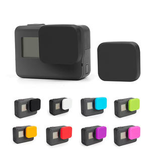 Lente de Silicona para <span class=keywords><strong>GoPro</strong></span> <span class=keywords><strong>Hero</strong></span> 5 6 7 <span class=keywords><strong>8</strong></span> 9 10 11, Cubierta Protectora de <span class=keywords><strong>Pantalla</strong></span> para Lente de Cámara, Accesorios para Cámara Deportiva - Product Image 2