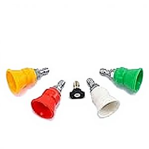 Pistolet à eau <span class=keywords><strong>haute</strong></span> <span class=keywords><strong>pression</strong></span> 1500W en acier inoxydable, buse de jet, embouts, tuyau de 32 pieds, compatible Greenworks pour lave-auto - Product Image 4