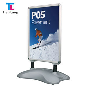 TianLang TianLangPrint-G Soporte grande para carteles de aluminio para exteriores con estante de exhibición de base de agua para carteles - Product Image 5