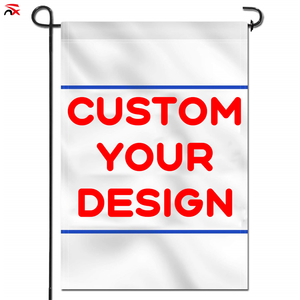 Venta caliente personalizado 12 "x 18" Estrellas bordadas y rayas cosidas Bandera de jardín Americano bandera de patio decorativa patriótica - Product Image 2