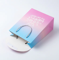 Sacs cadeaux en papier écologiques de luxe personnalisés en gros, haut de gamme, pour bonbons, avec ruban, pour boutique, emballage cadeau