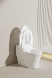 トイレボウル床取り付けインテリジェントスマートトイレ用ホテル衛生陶器ワンピースウォータークローゼット電動トイレリモコン - Product Image 4