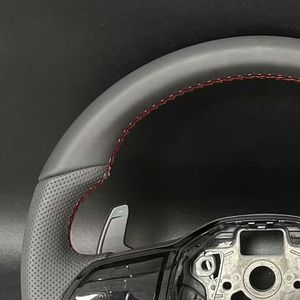 Volant pour utilisation pour Volkswagen <span class=keywords><strong>Golf</strong></span> 8 GTI Polo Modification du volant et volant en fibre de carbone alcantara - Product Image 5