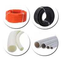 Envío Directo de fábrica OEM resistente al calor de tubo corrugado tubo de plástico PVC de conducto Flexible de la manguera