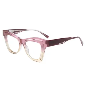 Veetus occhiali ottici fatti a mano unici di alta qualità all'ingrosso Logo personalizzato blu luce bloccante occhiali acetato montature per occhiali