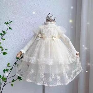 Directo de Fábrica, Nueva Tela de Malla Transpirable con Diseño de <span class=keywords><strong>Girasoles</strong></span> y Puntos, con Encaje Bordado y Recubrimiento de PA, para Textiles del Hogar y Bodas - Product Image 5