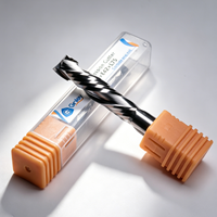 Fraise à compression en carbure de tungstène à double tranchant pour CNC, outil de fraisage composite pour gravure sur bois