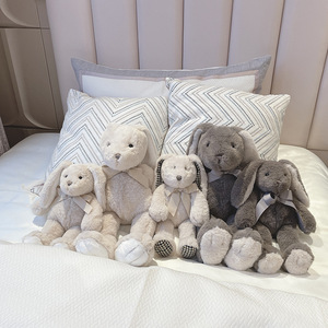 Peluche Lapin Doux à Longues Oreilles en Coton de 42 cm, Idéal pour Pâques, Cadeau en Gros Emballé en Boîtes - Product Image 4