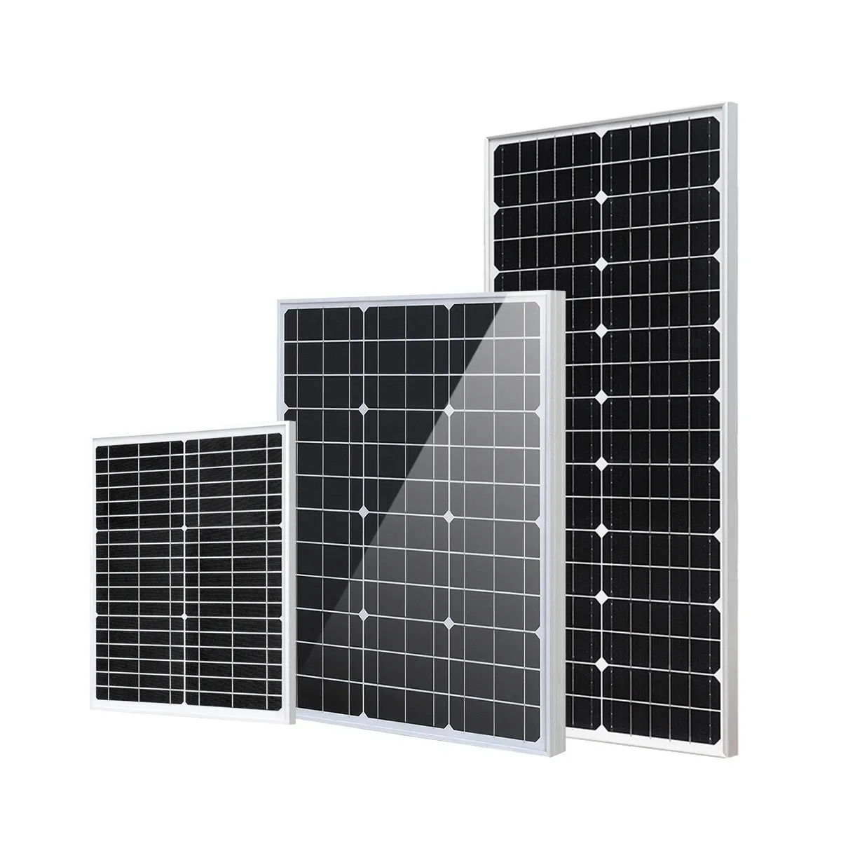 10W 20W 50Wモノラルソーラーパネル18VオフグリッドパワーRVボート12Vパネルキット多結晶シリコン太陽電池価格