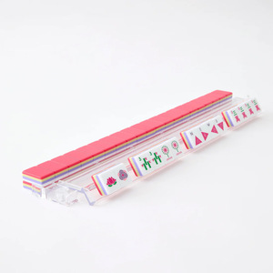 Jeu de <span class=keywords><strong>Mahjong</strong></span> américain de style occidental avec base en acrylique pour adultes – Divertissement par jeux de cartes et de société - Product Image 4