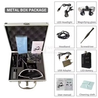 Dental Surgical Binocular Loupe with LED Headlight Surgical Loupes Magnifier Medical 2.5X 3.5X Magnifying Glasses
