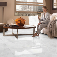 Onyx Bianco 800x800mm Porcelaine 80x80cm Carreaux émaillés Marbre Marocain Brillant Yémen Ghana USA