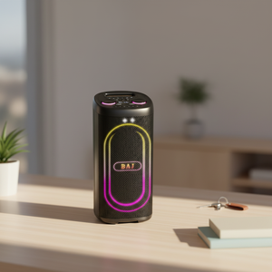 Haut-parleur sans fil portable BA-L2601 Pro avec micro RGB, pour intérieur/extérieur, pique-nique, cadeau, faible MOQ, marque privée, CE RoHS, livraison en 7 jours depuis l'usine - Product Image 2