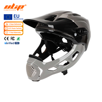 Casco todoterreno desmontable negro y gris, tipo dividido, casco de carreras todoterreno, casco de motocicleta desmontable de varias piezas
