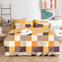 Personnalisé 3d Numérique Housse de couette Offre Spéciale 100% Polyester Ensemble De Literie Avec petit Coeur Impression