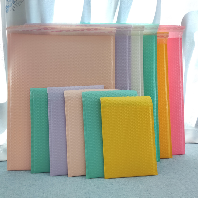 Wholesale Recyclable Poly Bubble Mailers Padded Envelopes for Cosmetic & Perfume Packaging Strong Adhesive Tear-Proof Design