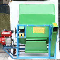 Utilisé à la maison Usage Domestique Électrique Moteur À Essence Batteuse De Riz Paddy