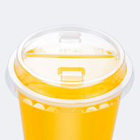 Couvre-gobelets ZFCUP, sans BPA, adaptés aux aliments, plusieurs types (89 mm, 92 mm, 98 mm), dôme plat, pour emballage de gobelets froids.