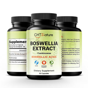 CHTNature Private Label 500 mg 1000 mg Boswellia Serrata Extract Boswellic Acid Cápsulas - Product Image 1