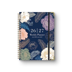 Agenda a spirale A5 2026 per scuola e lavoro, diario e pianificatore per fitness, regalo transfrontaliero - Product Image 1