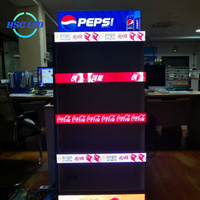 Écran LED P1.8 couleur intégrale mural pour barre d'affichage numérique flottante, vente directe usine, avec CMS intégré pour