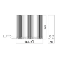 Evaporador de CA automático del sistema de aire acondicionado del coche del mercado de accesorios para JEEP WRANGLER OEM 5073178AA