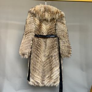 <span class=keywords><strong>Cappotto</strong></span> di pelliccia da <span class=keywords><strong>donna</strong></span> autunno e inverno <span class=keywords><strong>cappotto</strong></span> di pelliccia di procione naturale giacca di pelliccia calda e Casual - Product Image 6