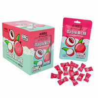 Bonbons pressés sans sucre à marque privée OEM, saveur menthe litchi, enrichis en vitamine C, emballés individuellement en sachets pour la vente en gros