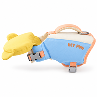 Gilet de flottation réglable pour chien avec flotteur mentonnier et poignée de sauvetage – OEM/ODM, couleurs personnalisées pour petits et grands chiens