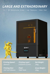 Hifun3D High 3D <b>Printer</b> 10.1/14 Inch 16K Resolution Screen Speed LCD Resin Exquisite Details New 3D Dlp <b>Printer</b> - Product Image 5