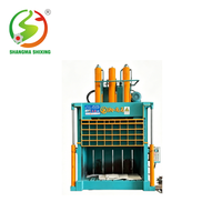 Presse à balles verticale hydraulique pour recyclage de papier usagé, machine à compacter les cartons, vente en promotion