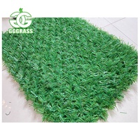 GGGRASS Mur de plantes artificielles vertes décoratives d'extérieur Faux gazon artificiel vert Clôture