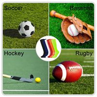 Chaussettes de football personnalisées avec logo OEM, jacquard, antidérapantes, en spandex et polyester, respirantes, pour l'entraînement au football