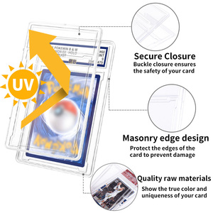 Ультразвуковой прозрачный акриловый держатель для спортивных карт, 35 пт - Product Image 4