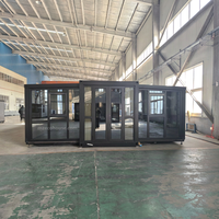 Maison conteneur préfabriquée à installation rapide, modulaire et extensible, bureau en kit, économie de fret