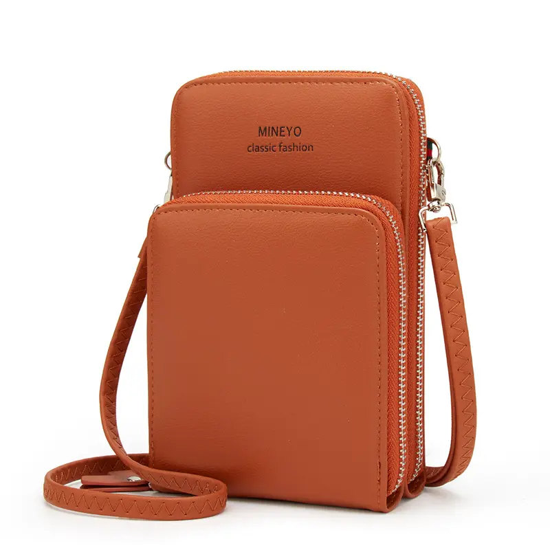 New mobile phone bag lady zero wallet Europe and The United States cross-body bag large capacity two layers one shoulder bag