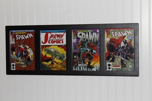 Yageli, Proveedor Chino, Marco de Exhibición de Acrílico Negro Esmerilado Personalizado para 4 Cómics, Montado en la Pared, para <span class=keywords><strong>Museo</strong></span> - Product Image 4