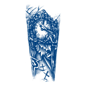 Tatuaje Temporal Ecológico Azul Oscuro con Transferencia de Agua, Diseño Sexy a Base de Plantas con Genipina y Jugo de Jagua, Resistente al Agua, Semipermanente - Product Image 3